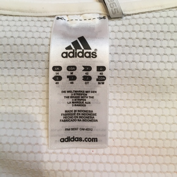 Adidas Clima365 White Running Top - Picture 4 of 5